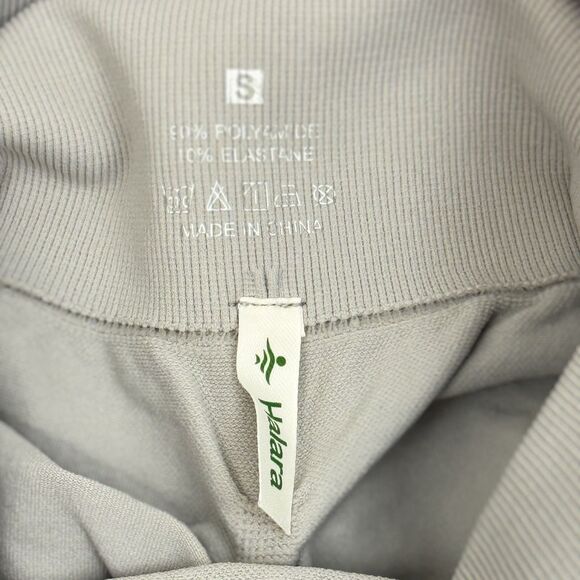 HALARA Seamless Flow Tummy Control Butt Lifting Leggings S 7/8 Lt Gray NEW B79 - Picture 6 of 6